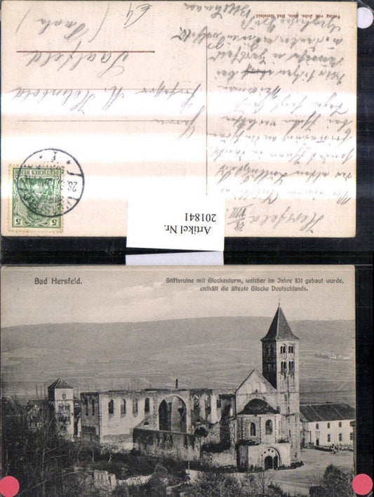 201841,Bad Hersfeld Stiftsruine Ruine m. Glockenturm