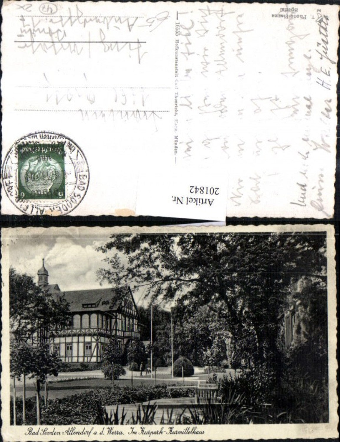 201842,Bad Sooden-Allendorf a. d. Werra Kurpark Kurmittelhaus