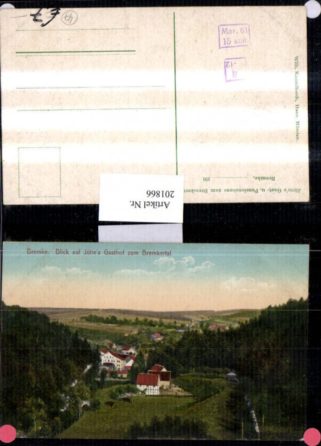 201866,Bremke Blick auf Jüttes Gasthof zum Bremkertal Göttingen