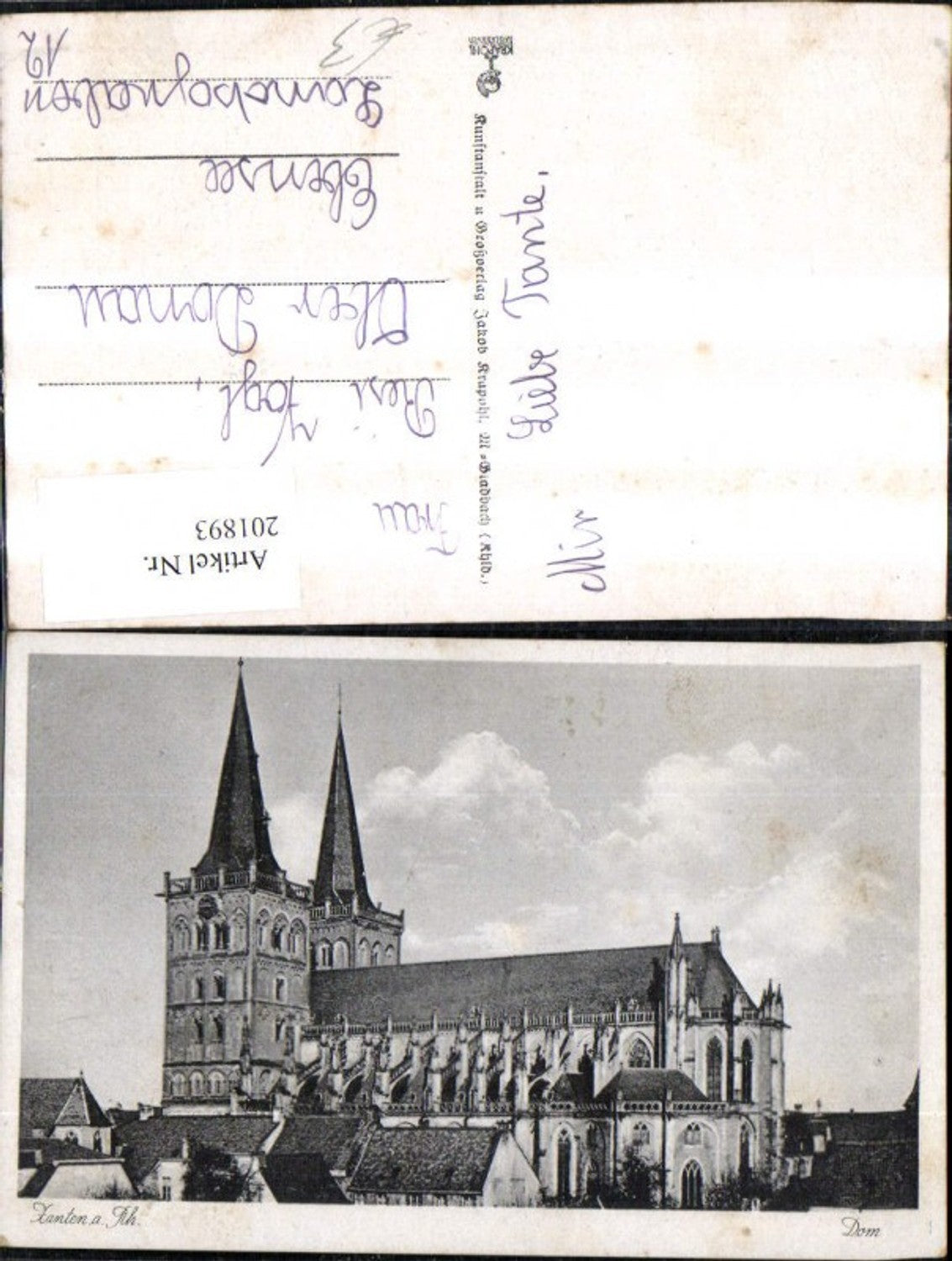 201893,Xanten a. Rhein Dom Kirche