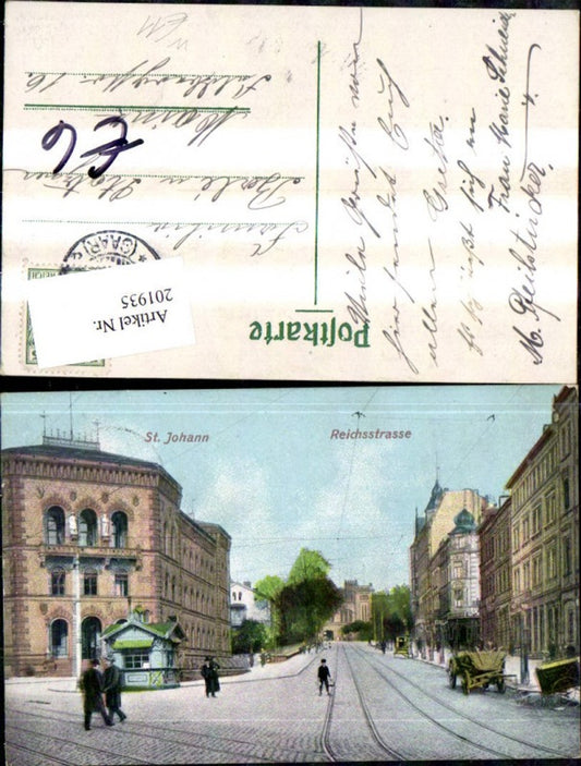 201935,St Johann i. Saarbrücken Strassenansicht