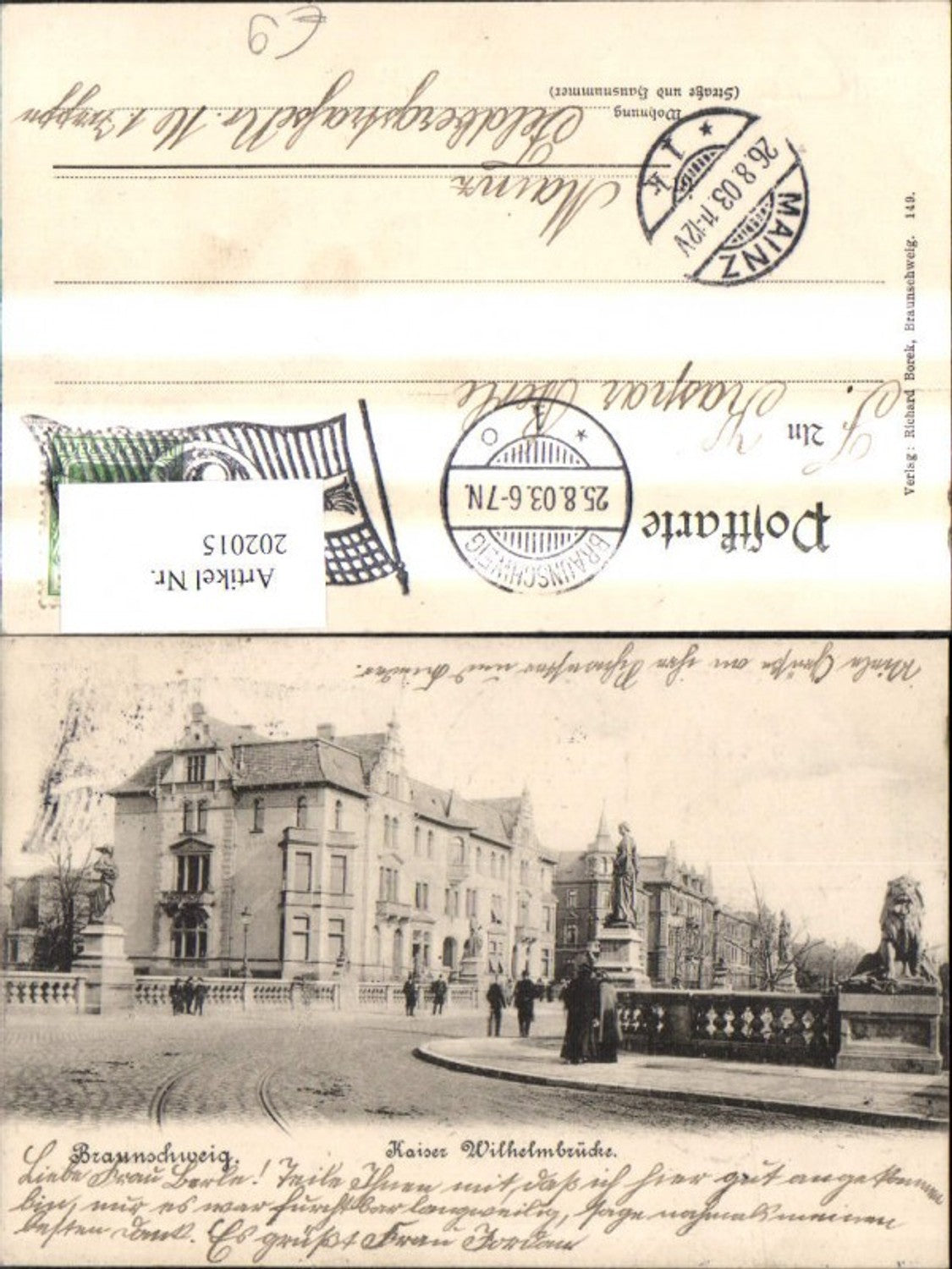 202015,Braunschweig Kaiser Wilhelmsbrücke Brücke