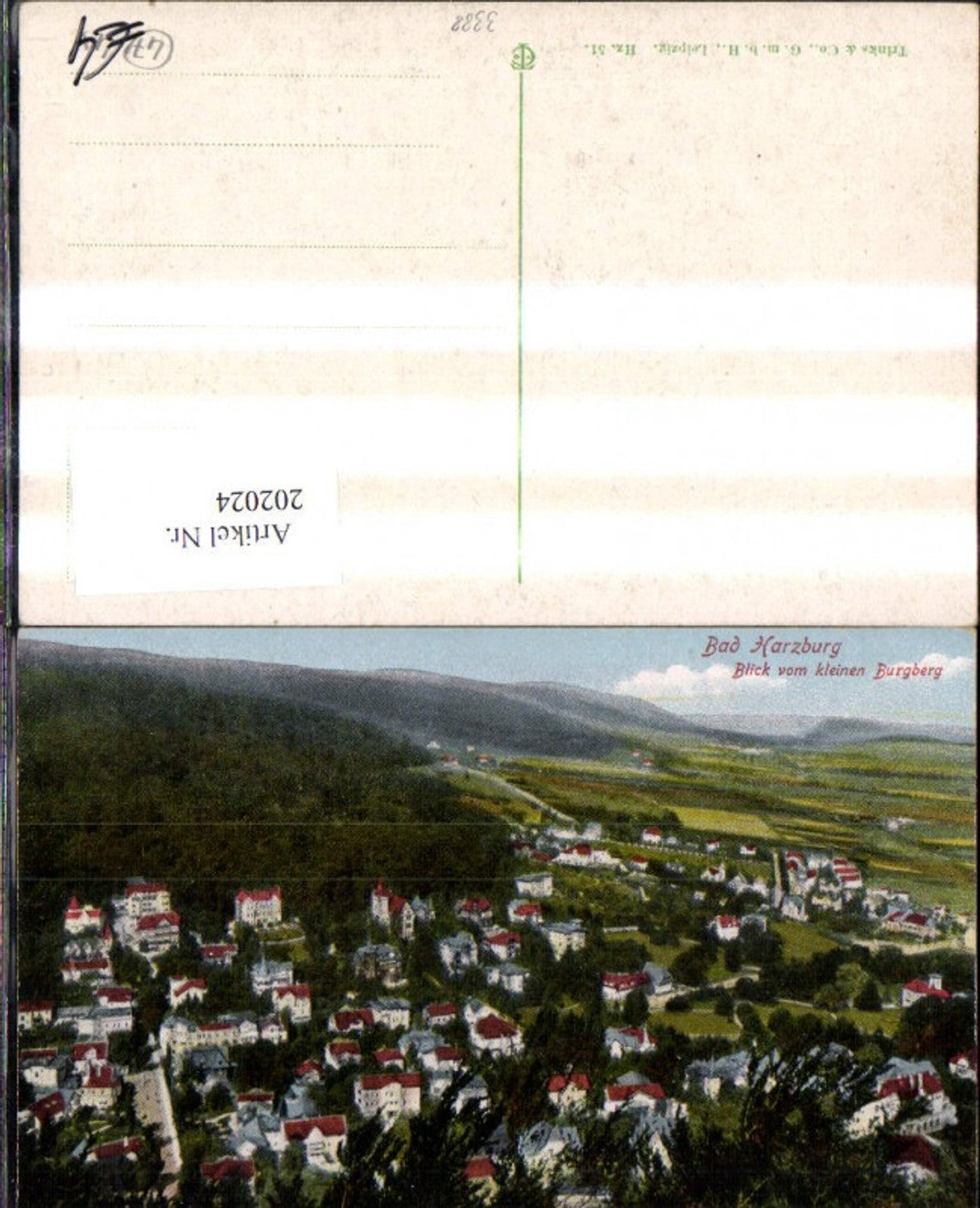 202024,Bad Harzburg Blick v. Kleinen Burgberg