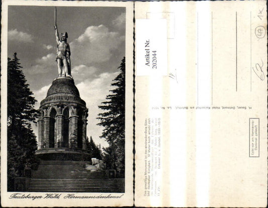 202044,Teutoburger Wald Hermannsdenkmal Detmold