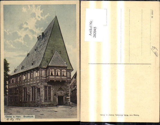 202045,Goslar a. Harz Brusttuch