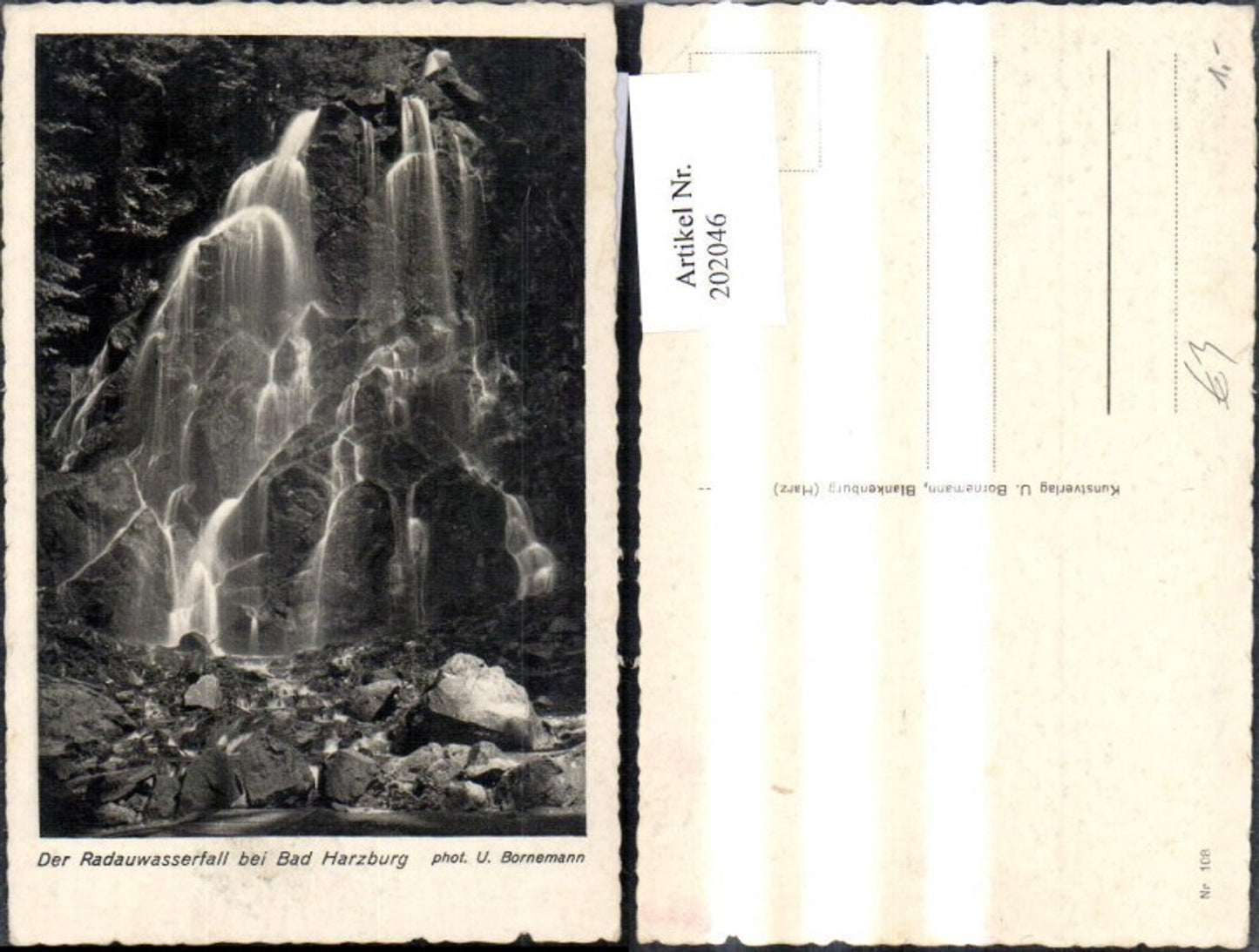 202046,Bad Harzburg Radauwasserfall Wasserfall