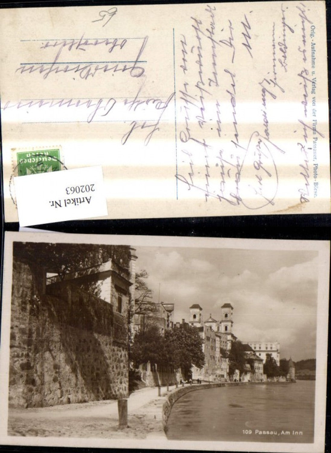202063,Passau a. Inn Ansicht Promenade Foto Ak