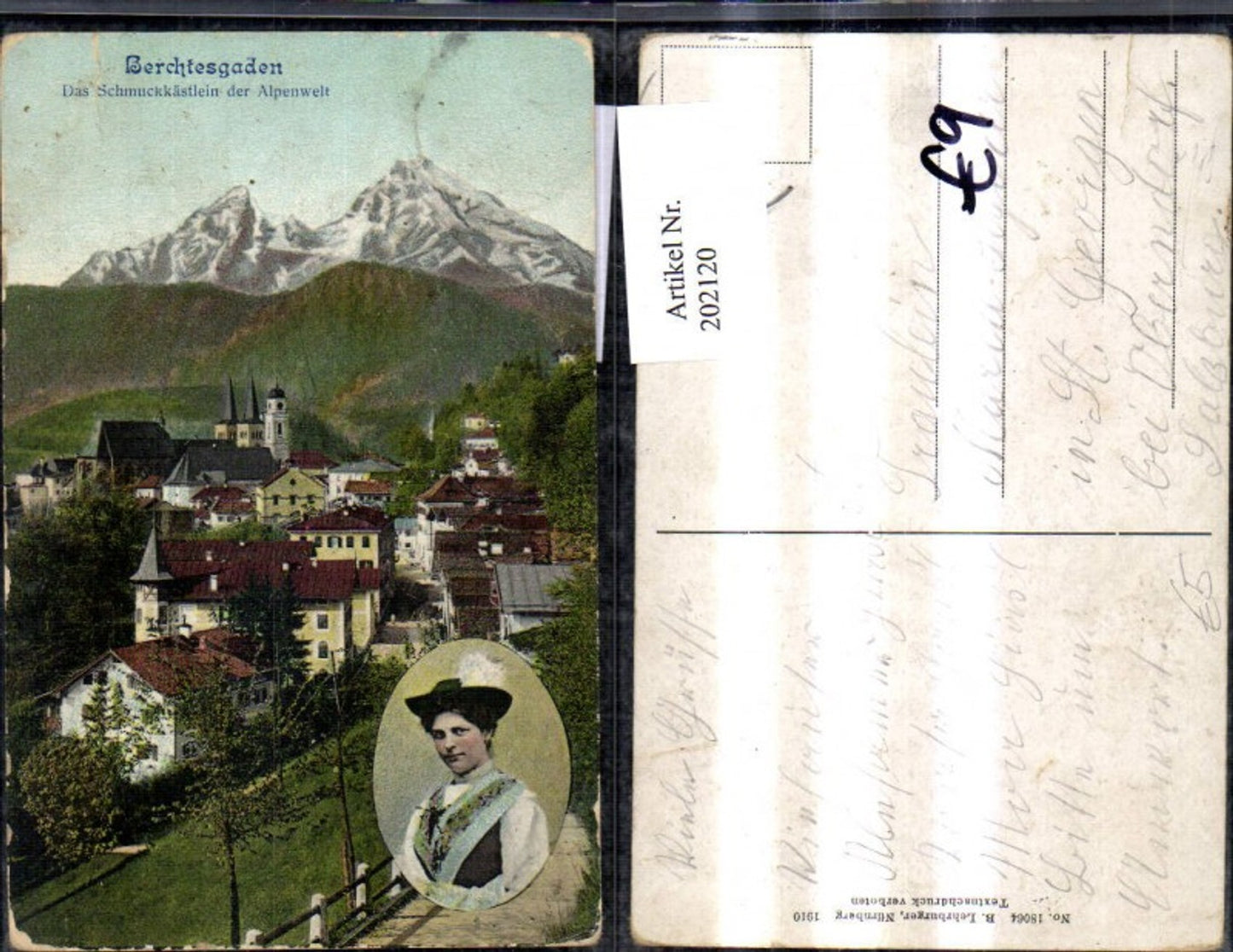 202120,Berchtesgaden Schmuckkästlein d. Alpenweld Mehrbild Ak