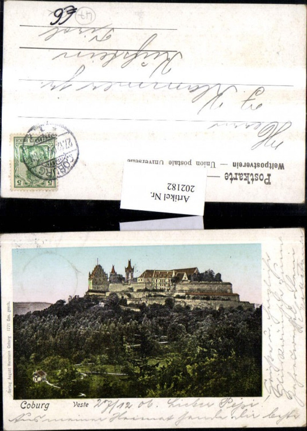 202182,Coburg Veste Festung Burg