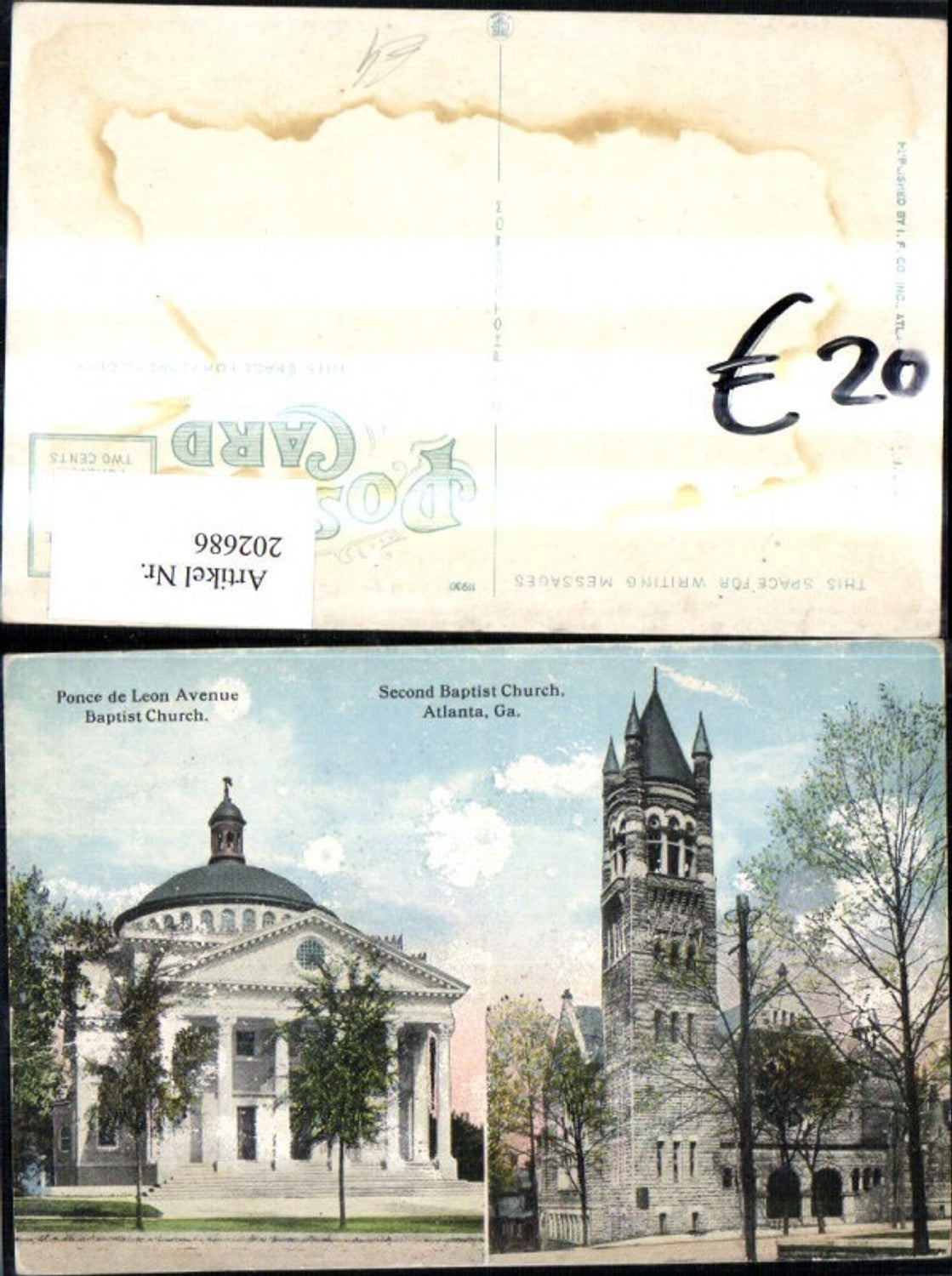 Alte Ansichtskarte – Old Postcard