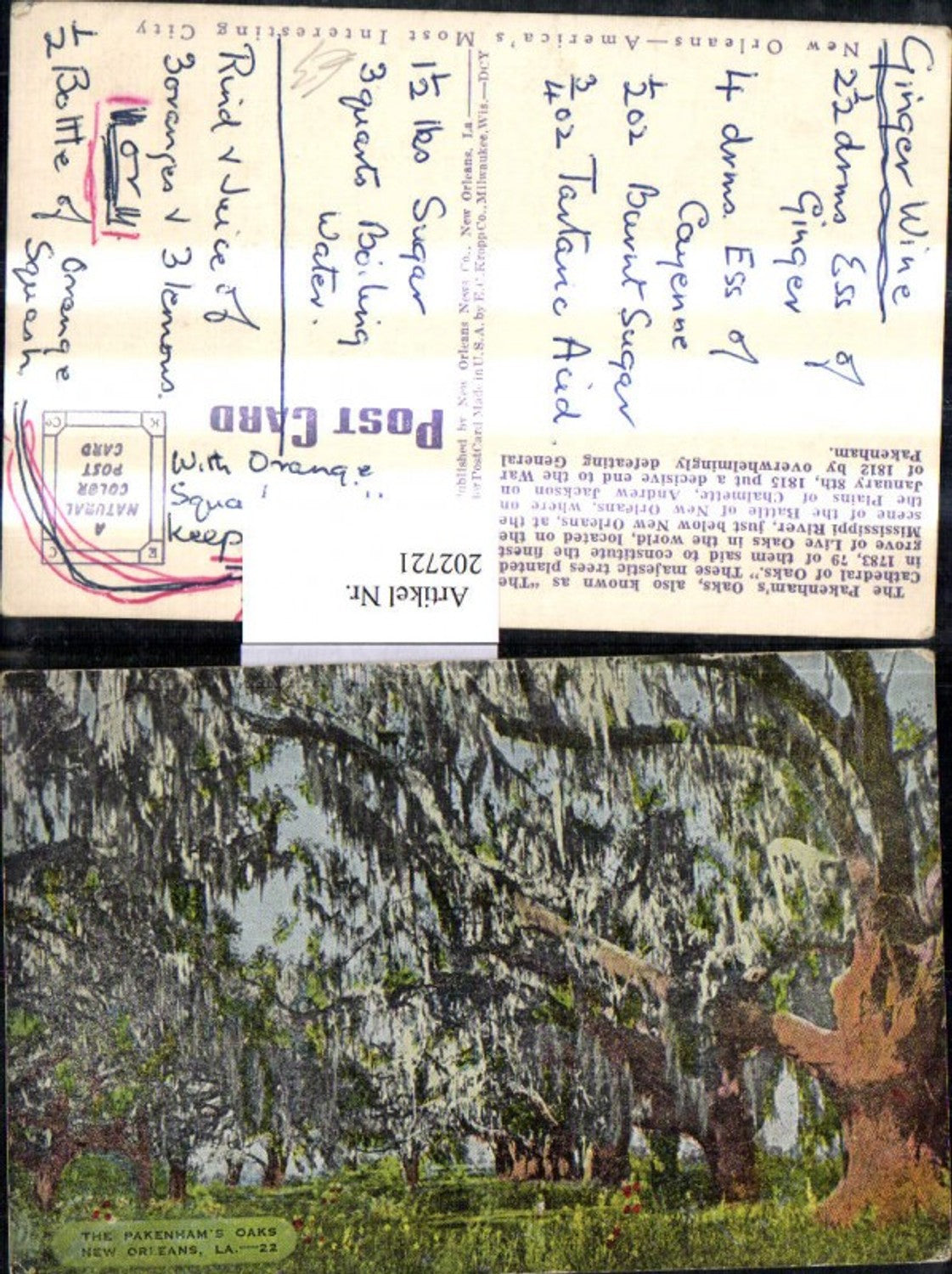 Alte Ansichtskarte – Old Postcard