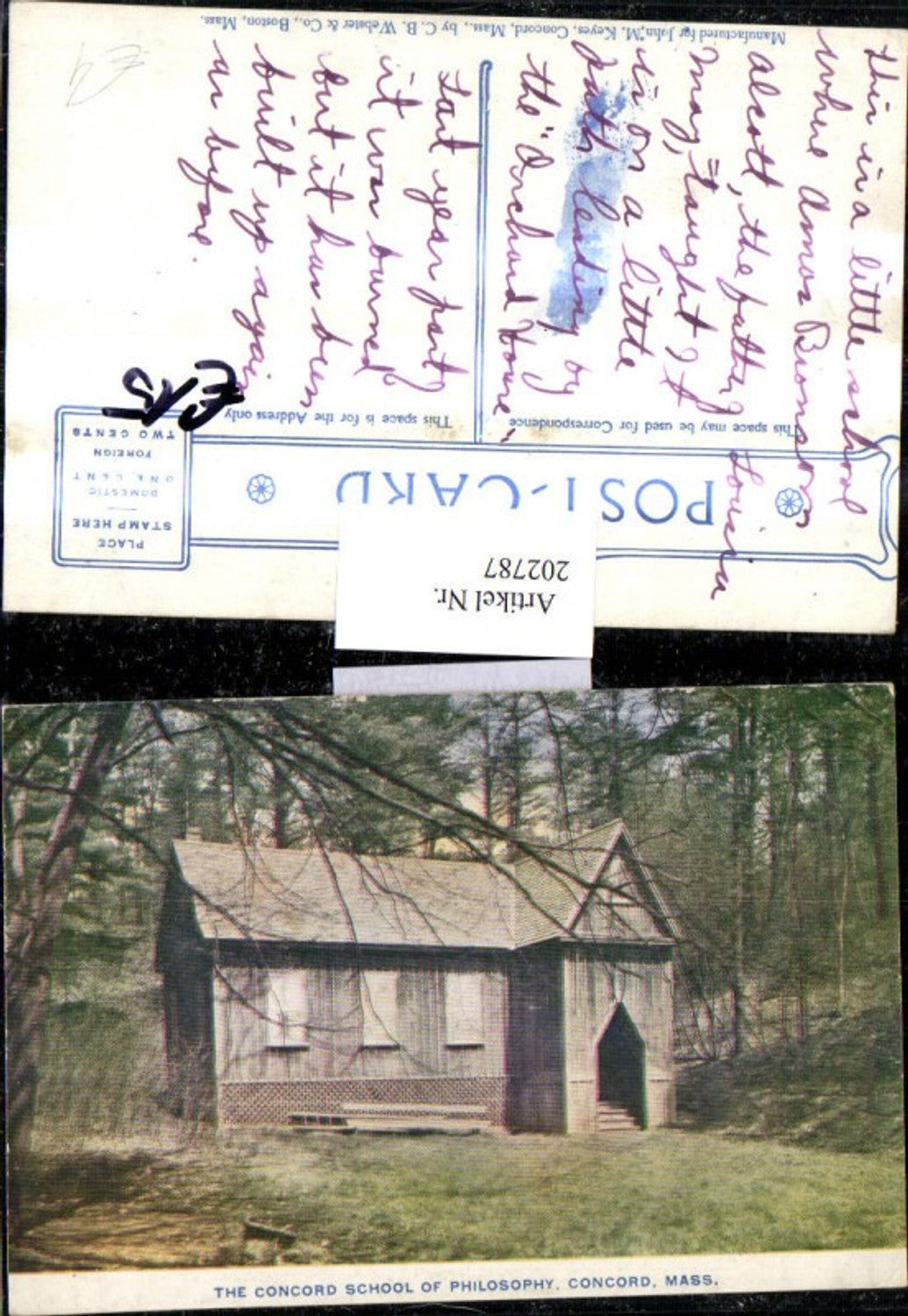 Alte Ansichtskarte – Old Postcard