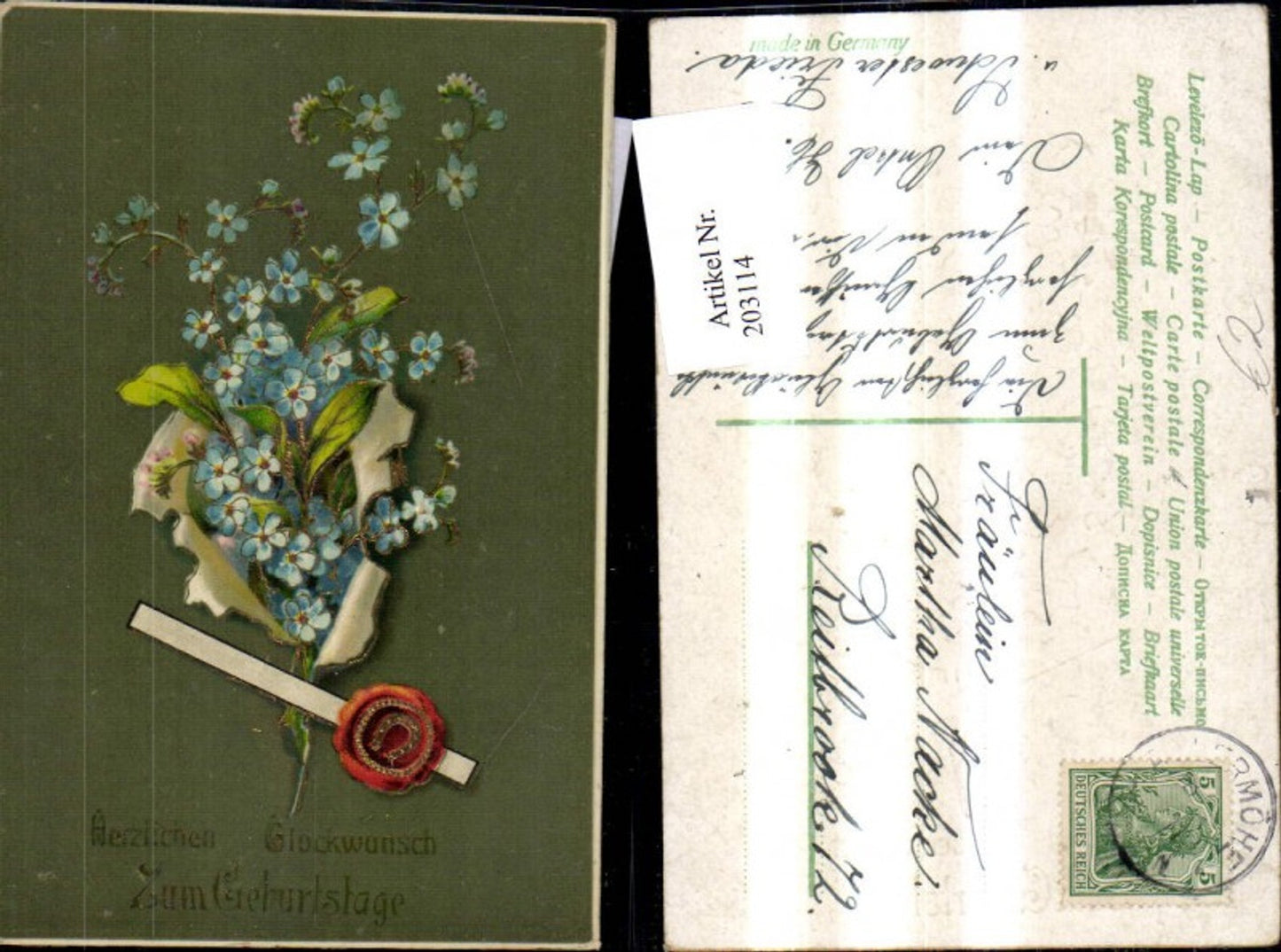 Alte Ansichtskarte – Old Postcard