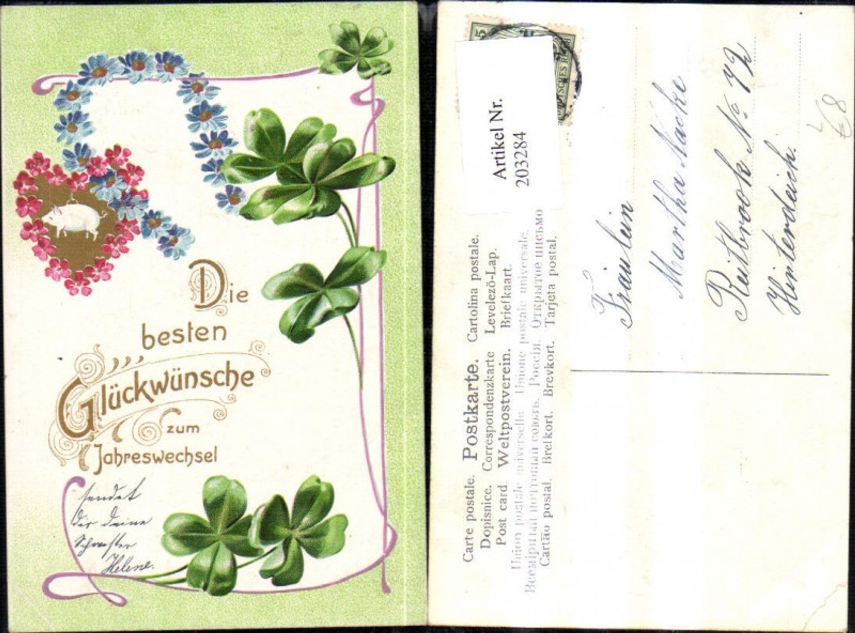 Alte Ansichtskarte – Old Postcard