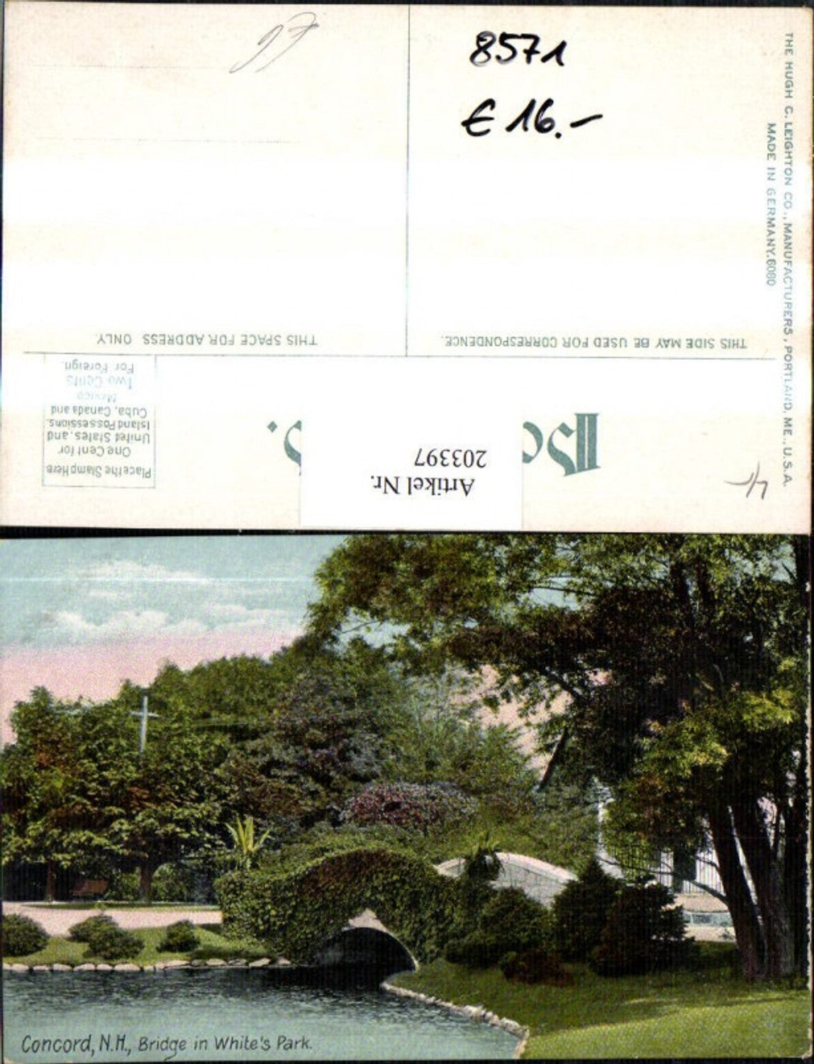 Alte Ansichtskarte – Old Postcard