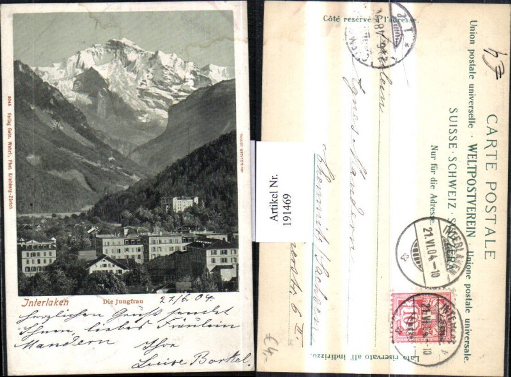 Alte Ansichtskarte – Old Postcard