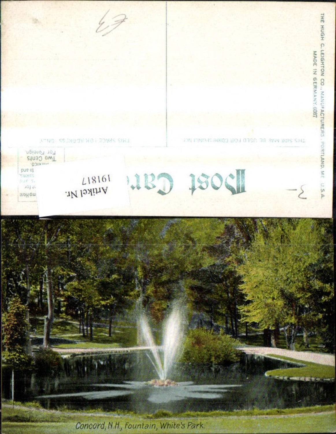Alte Ansichtskarte – Old Postcard