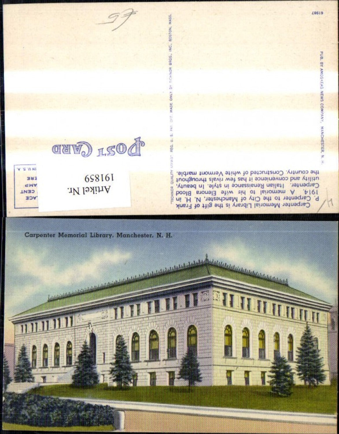 Alte Ansichtskarte – Old Postcard