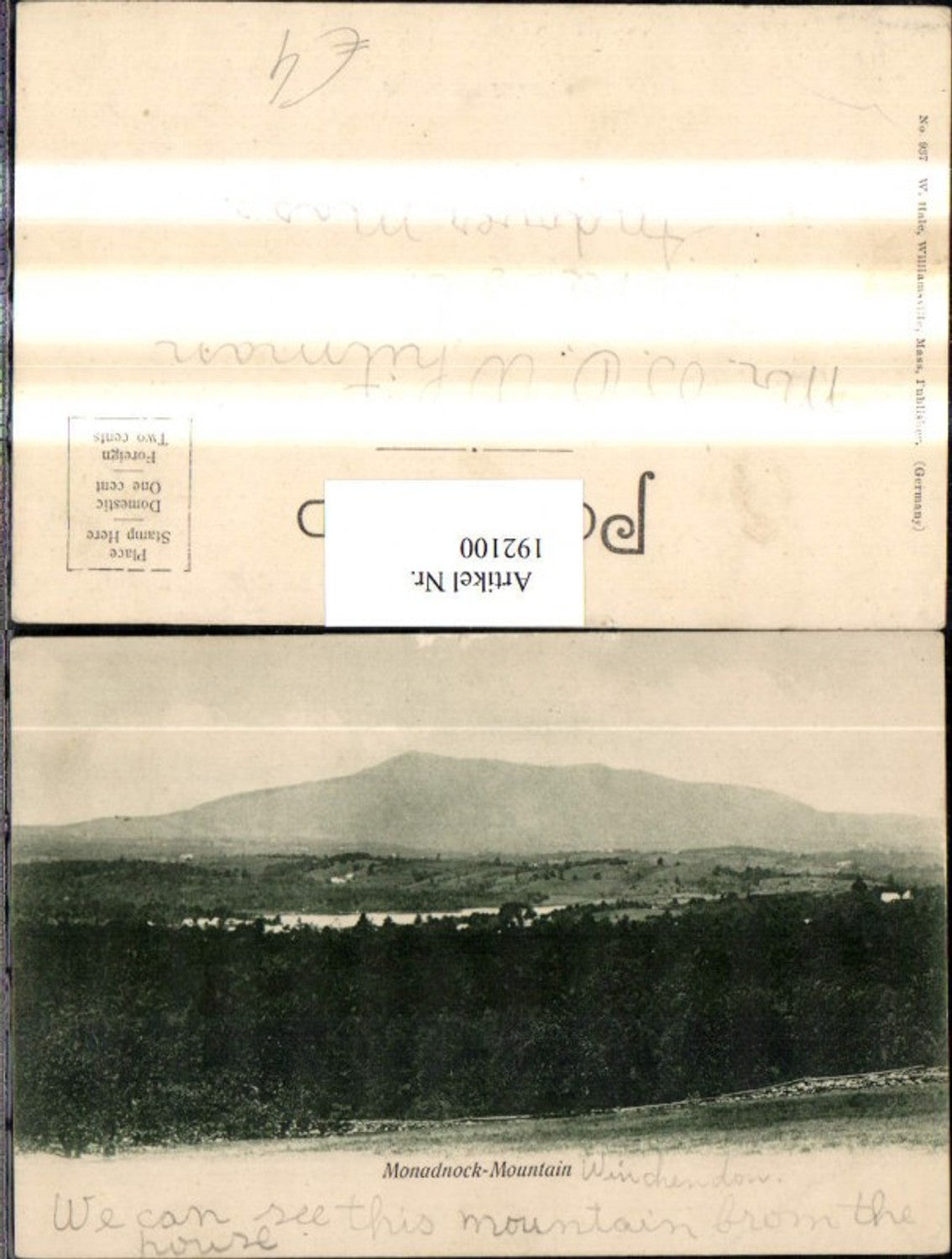 Alte Ansichtskarte – Old Postcard