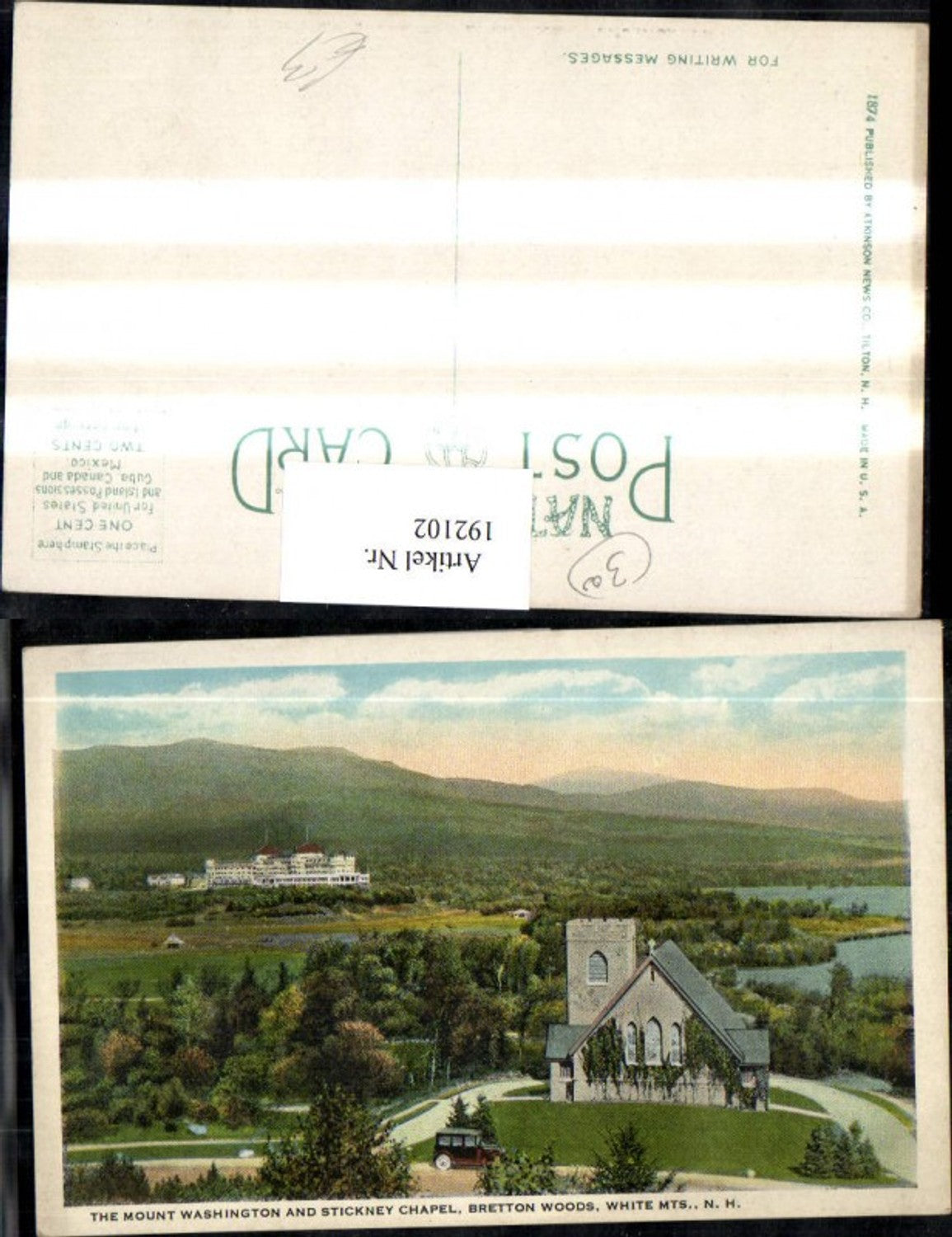 Alte Ansichtskarte – Old Postcard