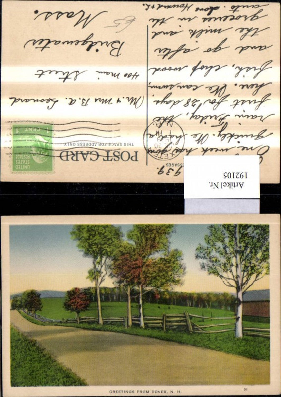 Alte Ansichtskarte – Old Postcard