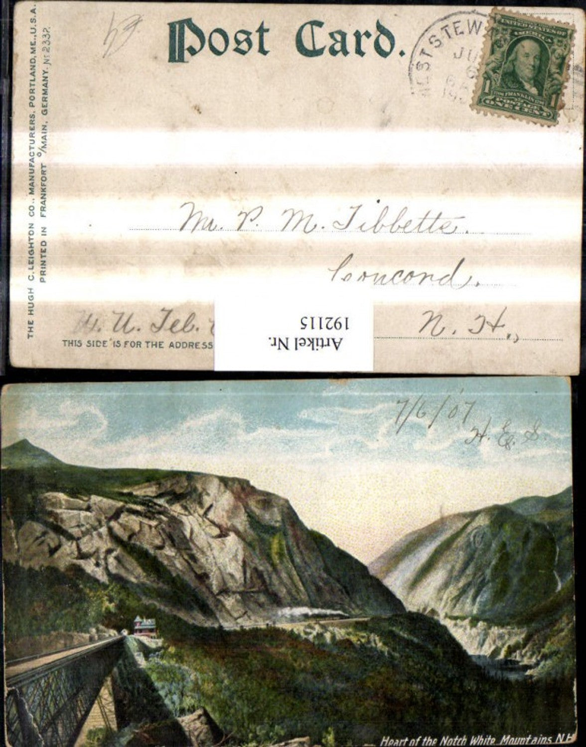 Alte Ansichtskarte – Old Postcard