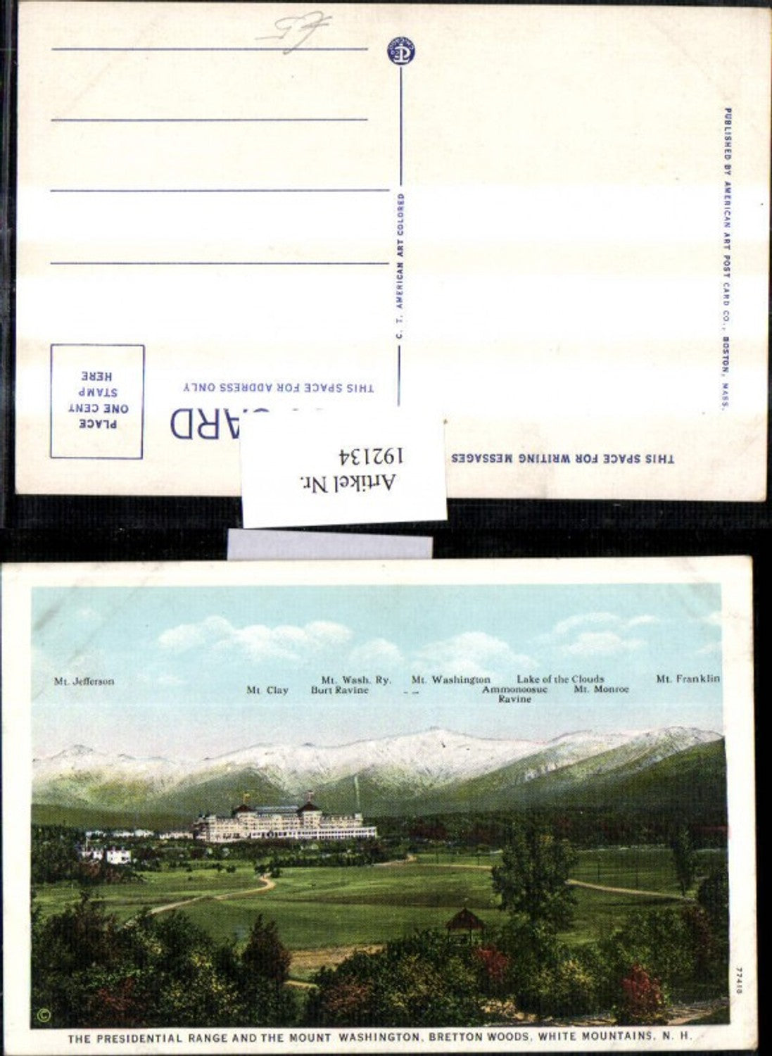 Alte Ansichtskarte – Old Postcard