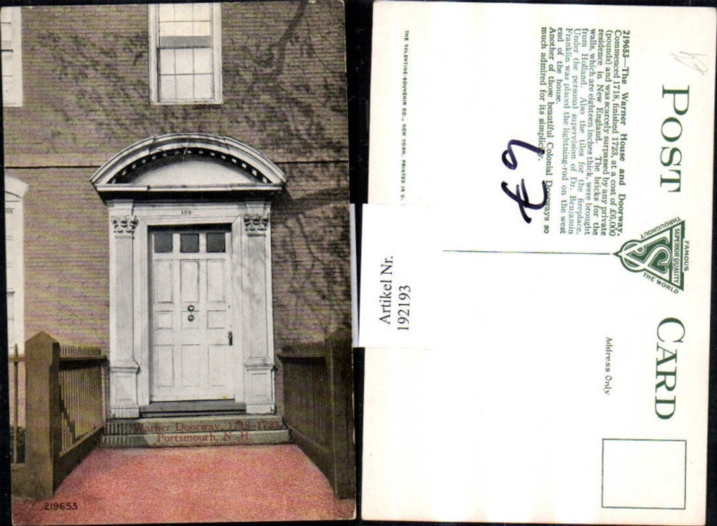 Alte Ansichtskarte – Old Postcard
