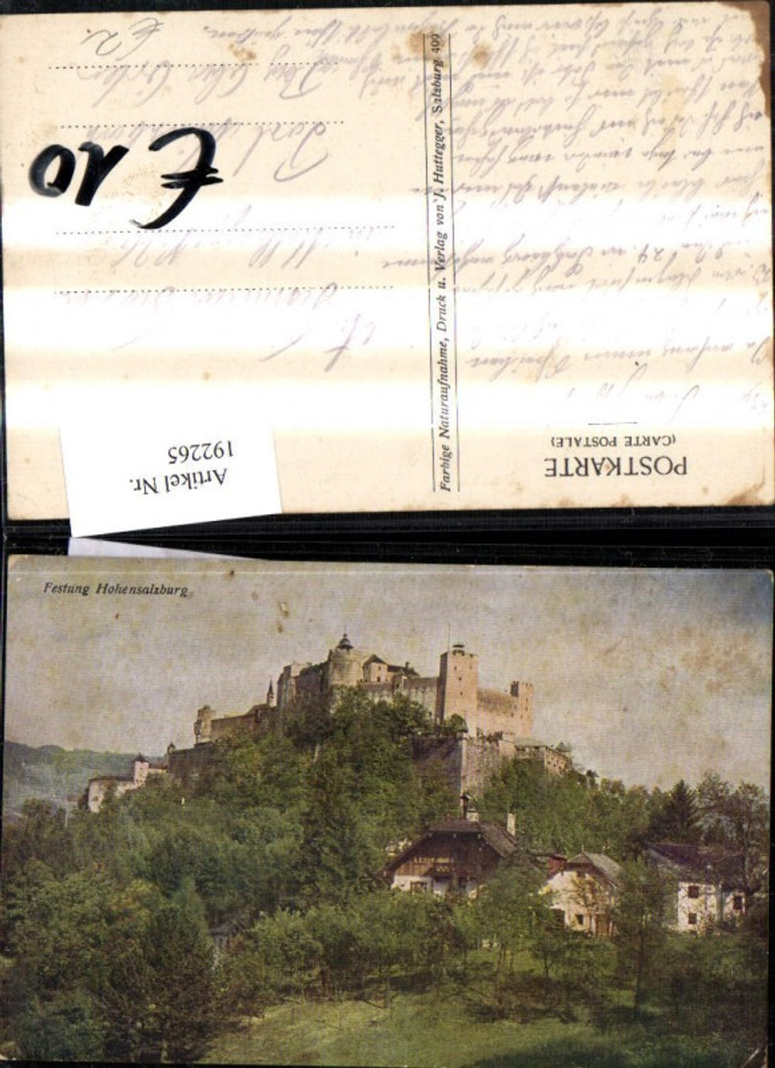 192265,Salzburg Festung Hohensalzburg