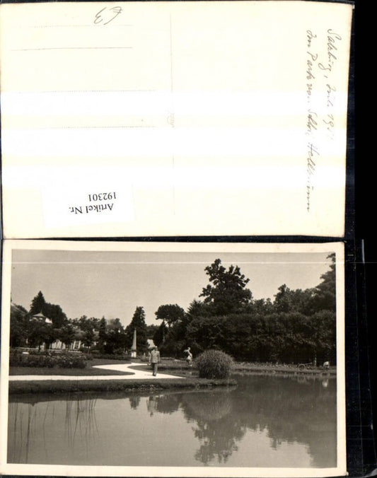 192301,Salzburg Foto Ak Park v. Schloss Hellbrunn