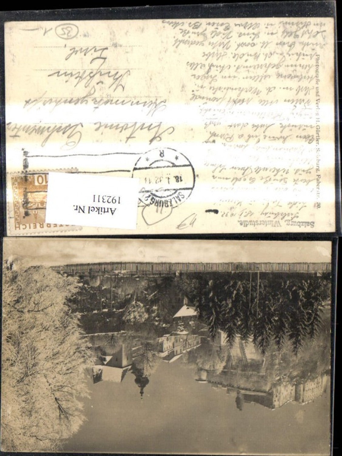 192311,Salzburg Festung Hohensalzburg i. Winter