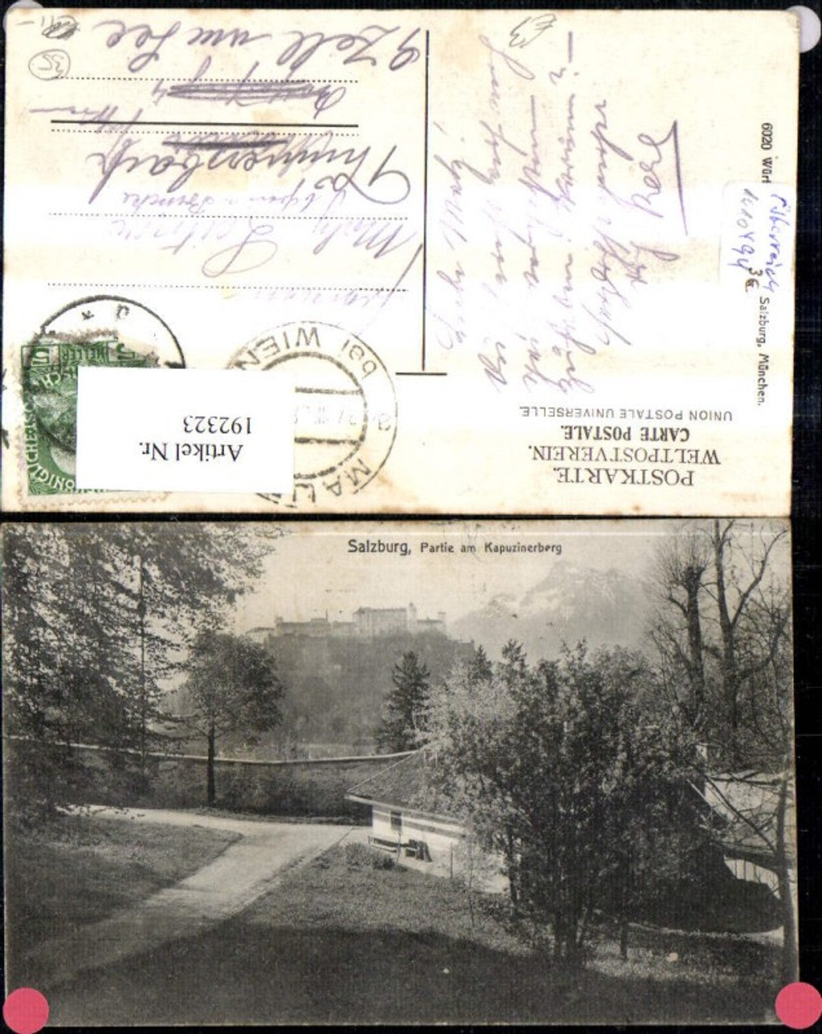 192323,Salzburg Partie a. Kapuzinerberg