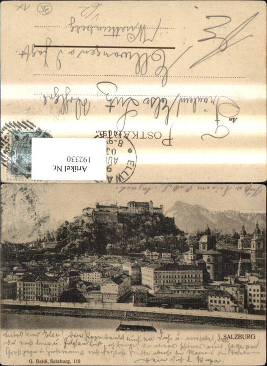 192330,Salzburg Teilansicht pub G. Baldi
