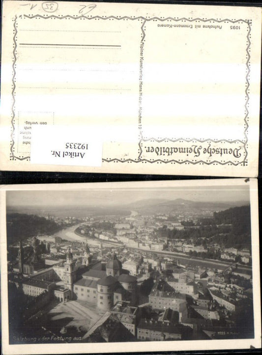 192335,Salzburg v. d. Festung aus