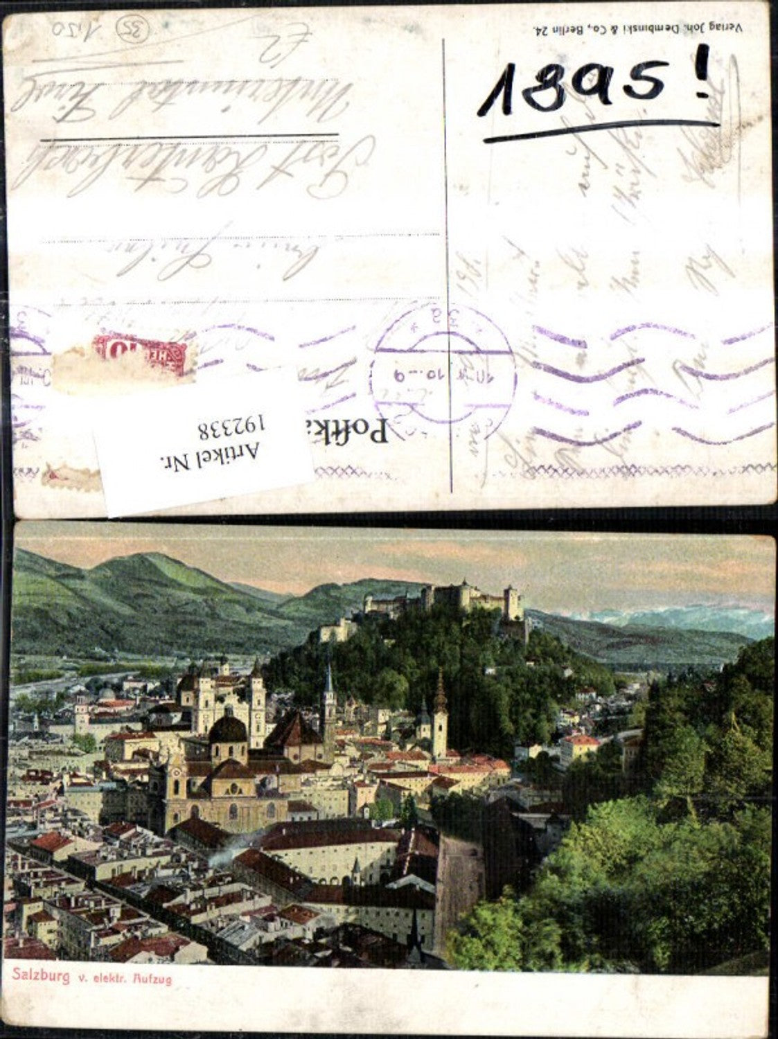 192338,Salzburg v. elektrischen Aufzug