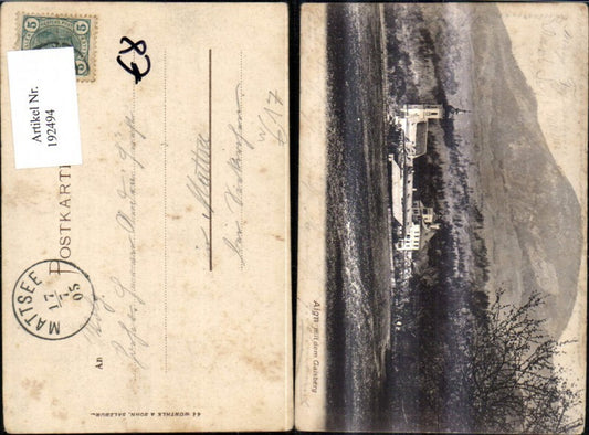 192494,Salzburg Aign Aigen m. d. Gaisberg Ansicht Schloss