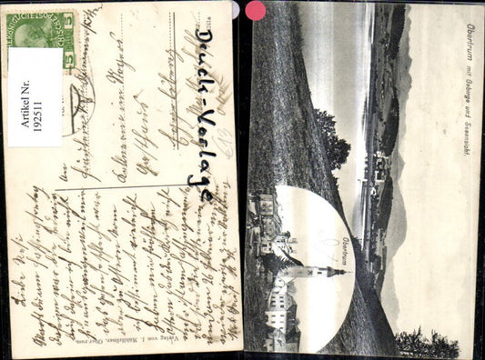 192511,Obertrum m. Gebirge u. Seeansicht Obertrumersee Mehrbild Ak