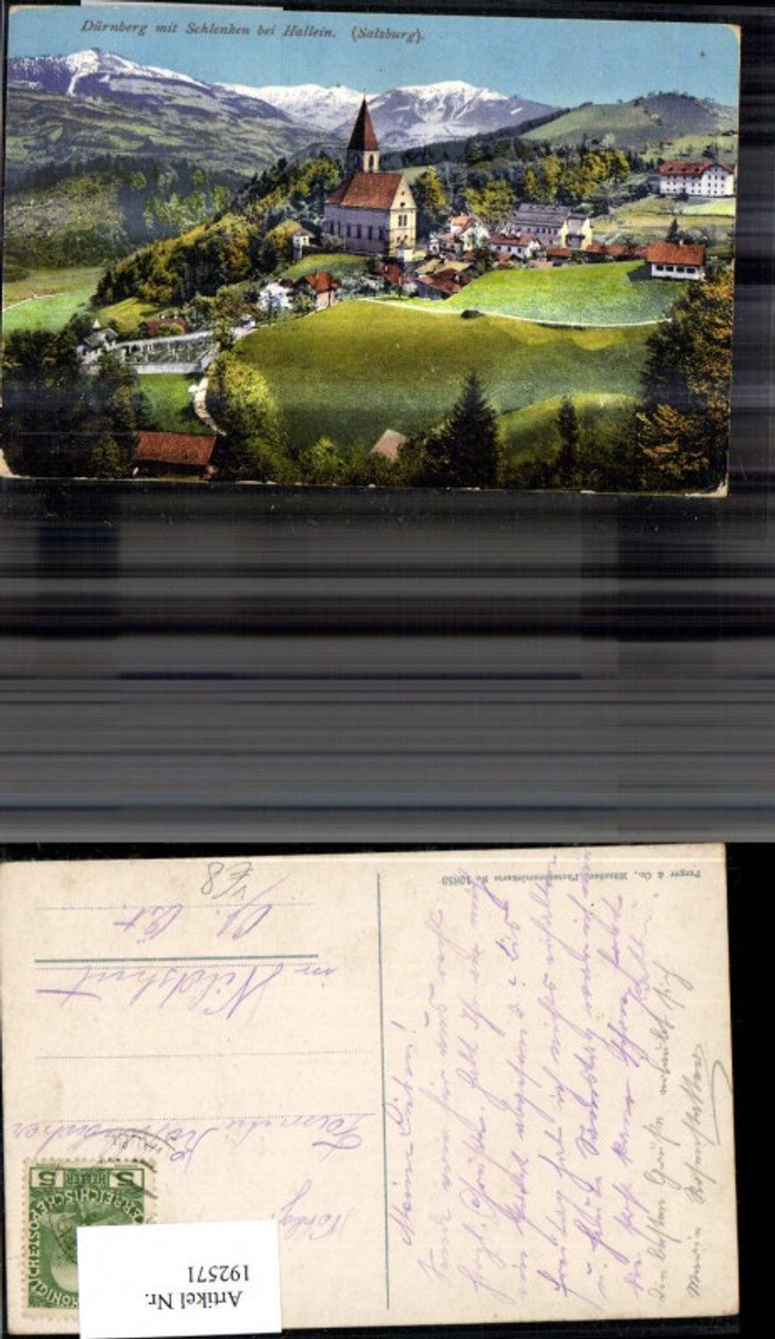 192571,Dürnberg m. Schlenken b. Hallein pub Purger Co 10853