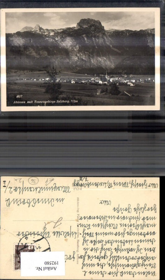 192580,Abtenau m. Tennengebirge Totale