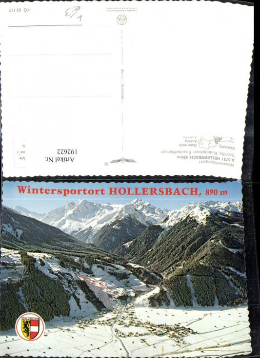 192622,Hollersbach Winteransicht Luftbild pub Alpina Druck