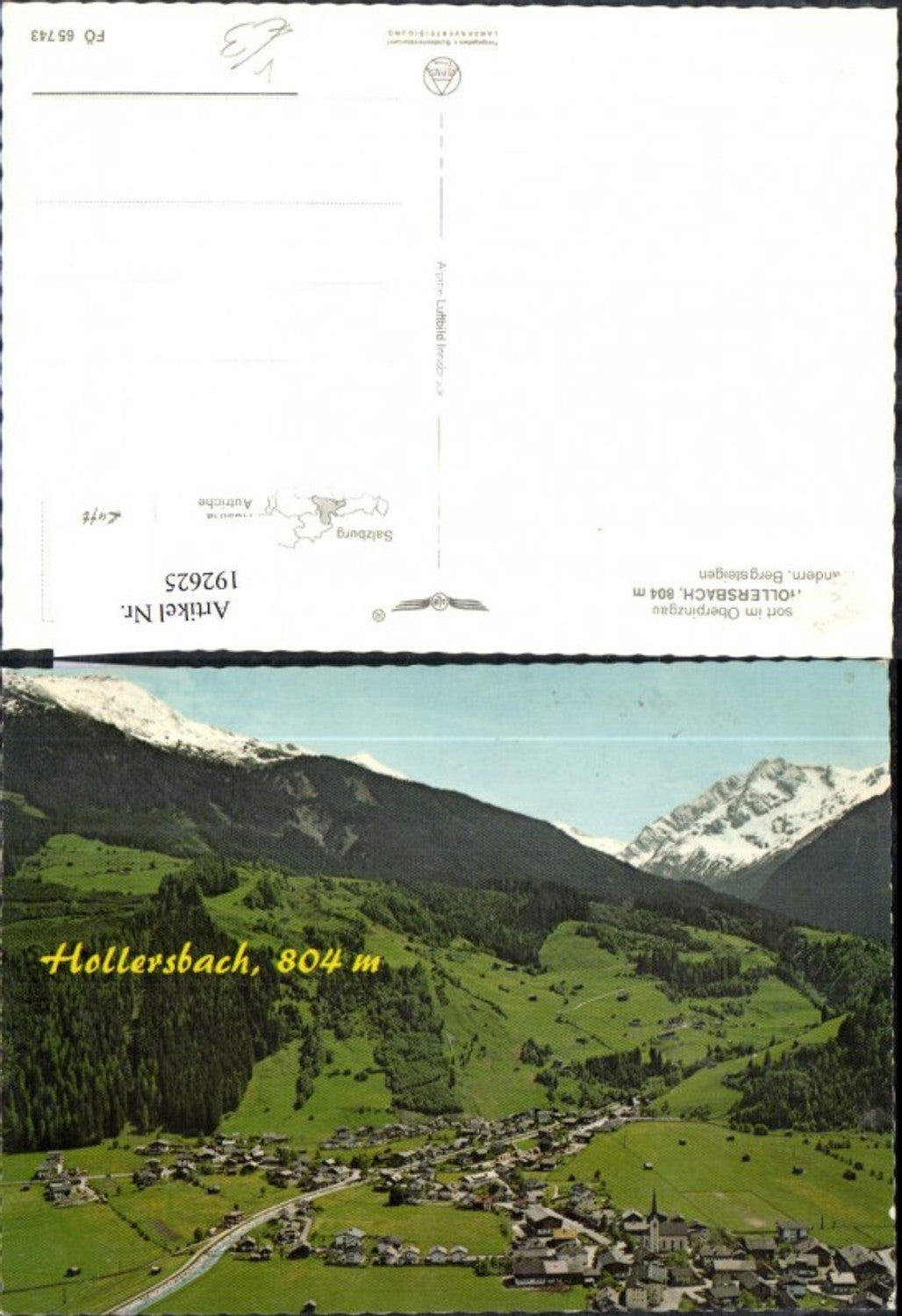 192625,Hollersbach Oberpinzgau pub Alpina Druck
