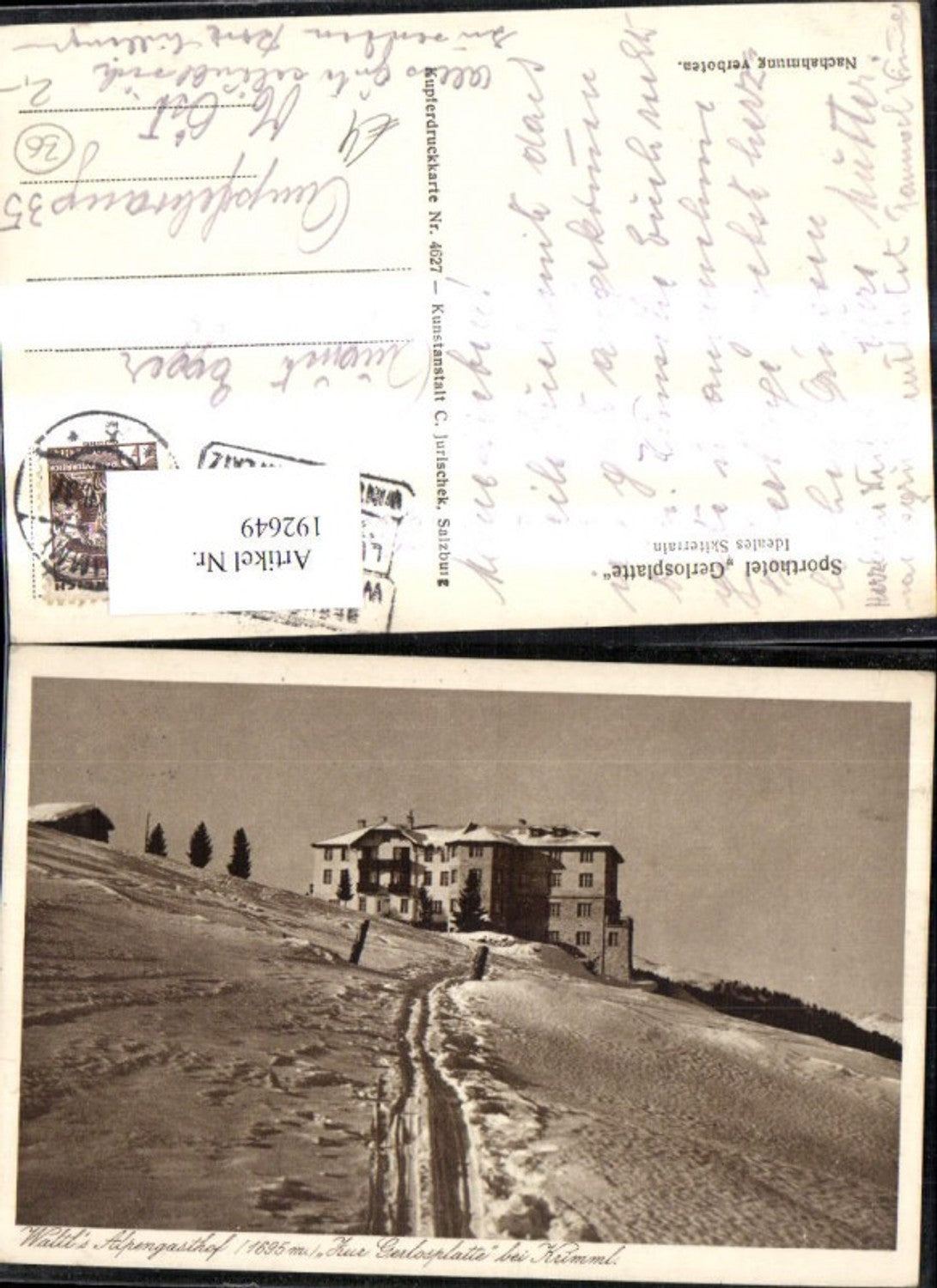 192649,Krimml Gerlosplatte Waltls Sporthotel Winteransicht