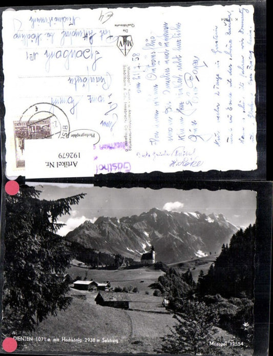 192679,Dienten a. Hochkönig Ansicht m. Kirche