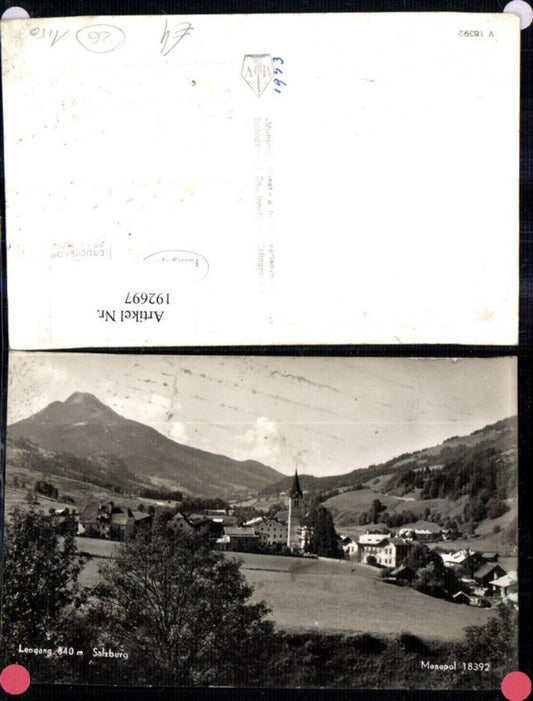 192697,Leogang Ansicht m. Kirche