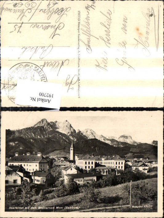 192700,Saalfelden m. d. Steinerem Meer