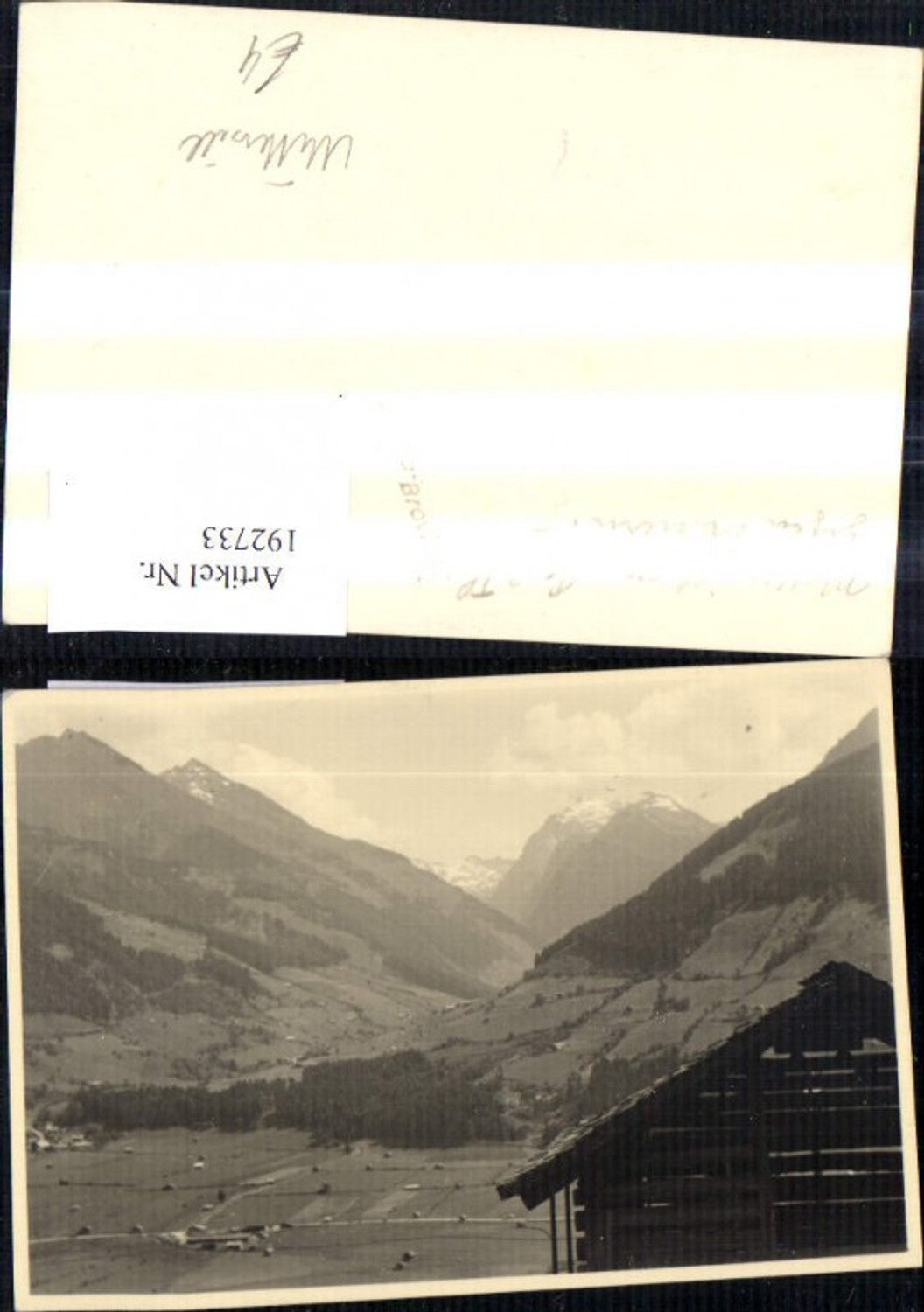 192733,Foto Mittersill v. Paß Thurnerstrasse geg. Tauern