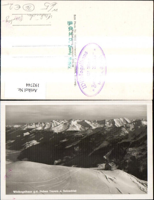 192744,Wildkogelhaus g. d. Hohen Tauern u. Salzachtal b. Neukirchen a. Großvenediger Bramberg