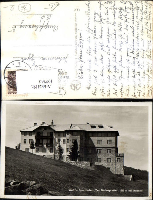 192760,Krimml Gerlosplatte Waltls Sporthotel