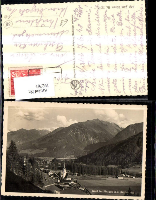 192761,Wald i. Pinzgau g. d. Sulzbachtal