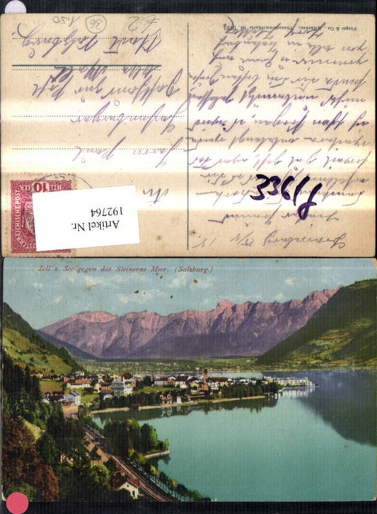 192764,Zell a. See geg. d. Steinerne Meer pub Purger Co 9793